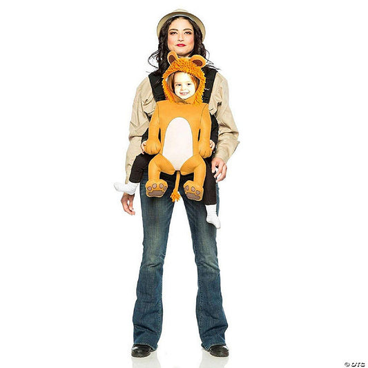 Safari Guide & Lion Baby Carrier Costume
