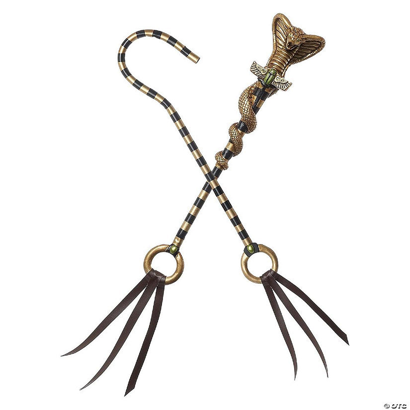 1 Piece(s): Egyptian Cobra/Pharaoh Scepters Costume Accessory Set | USA Decoration®