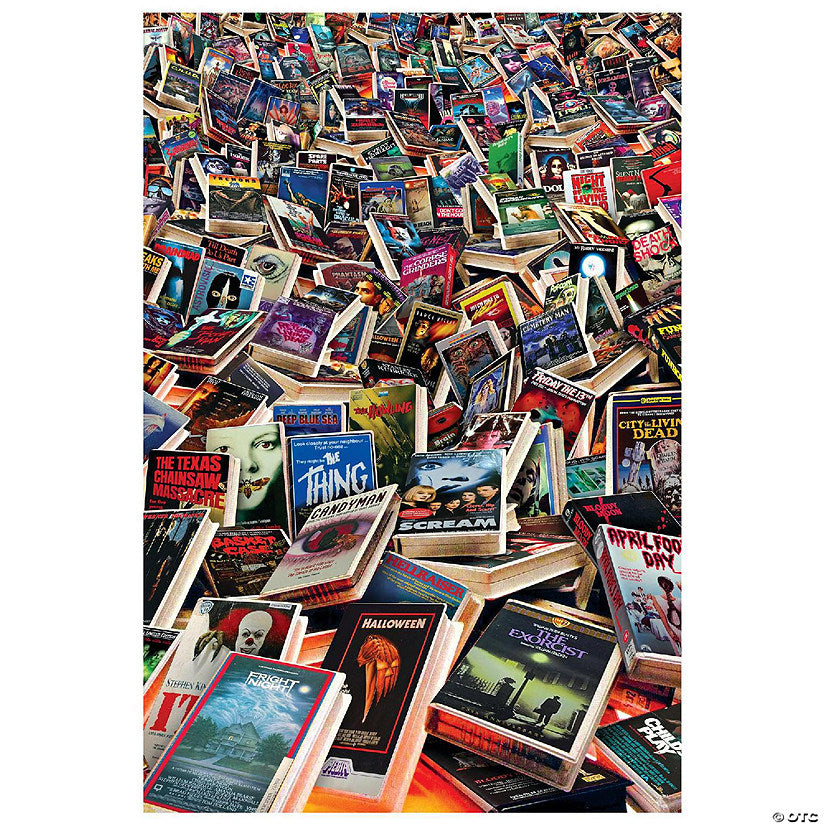 Horror VHS Cemetery 1000-Piece Jigsaw Puzzle Toynk Exclusive | USA Decoration®