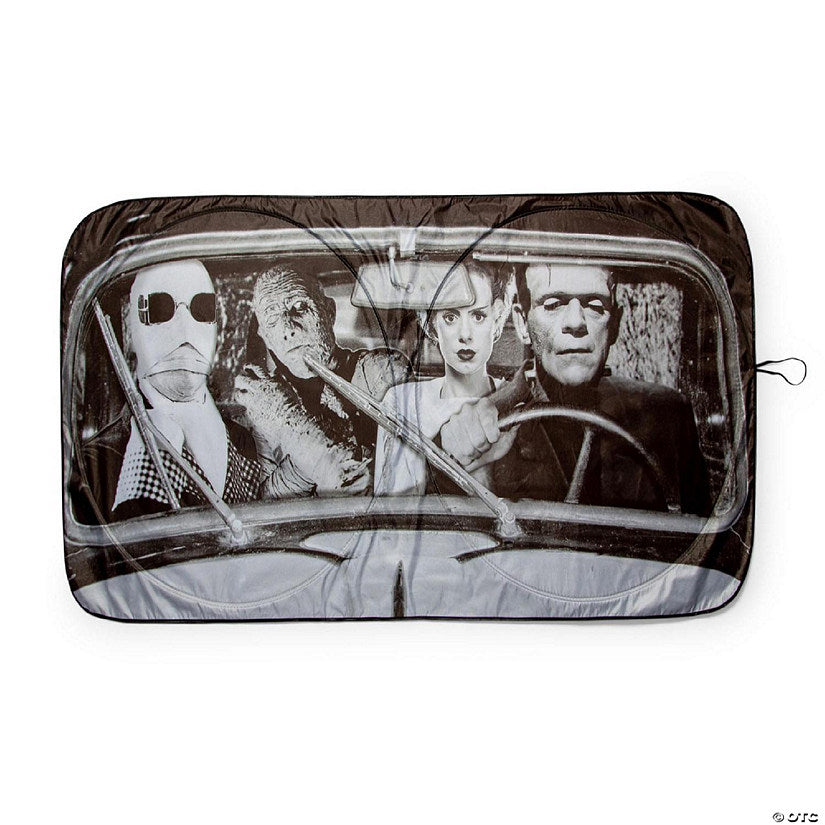 Universal Monsters Sunshade for Car Windshield 64 x 32 Inches | USA Decoration®