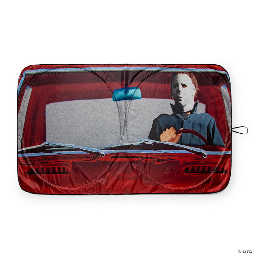 Halloween Michael Myers Sunshade for Car Windshield 64 x 32 Inches | USA Decoration®