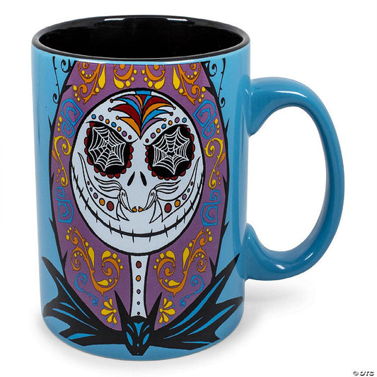 Nightmare Before Christmas Jack Sally Day of the Dead Ceramic Mug 20 Ounces | USA Decoration®
