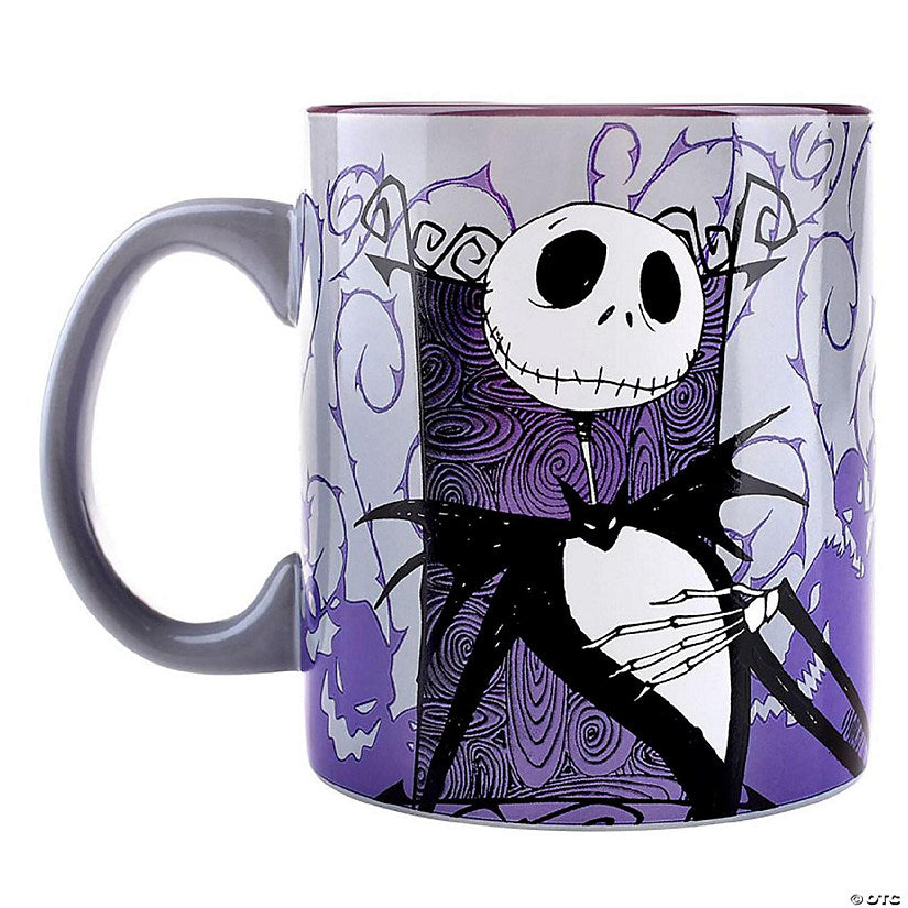 Disney The Nightmare Before Christmas Jack Skellington Purple Ceramic Mug | USA Decoration®