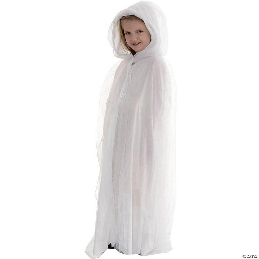 1 Piece(s): Ghost Child Costume Cape, White | USA Decoration®