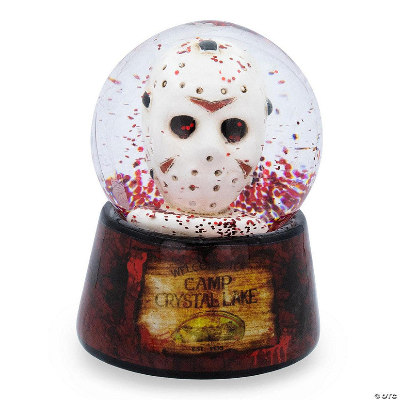 Friday the 13th Jason's Mask Mini Snow Globe 3 Inches Tall | USA Decoration®