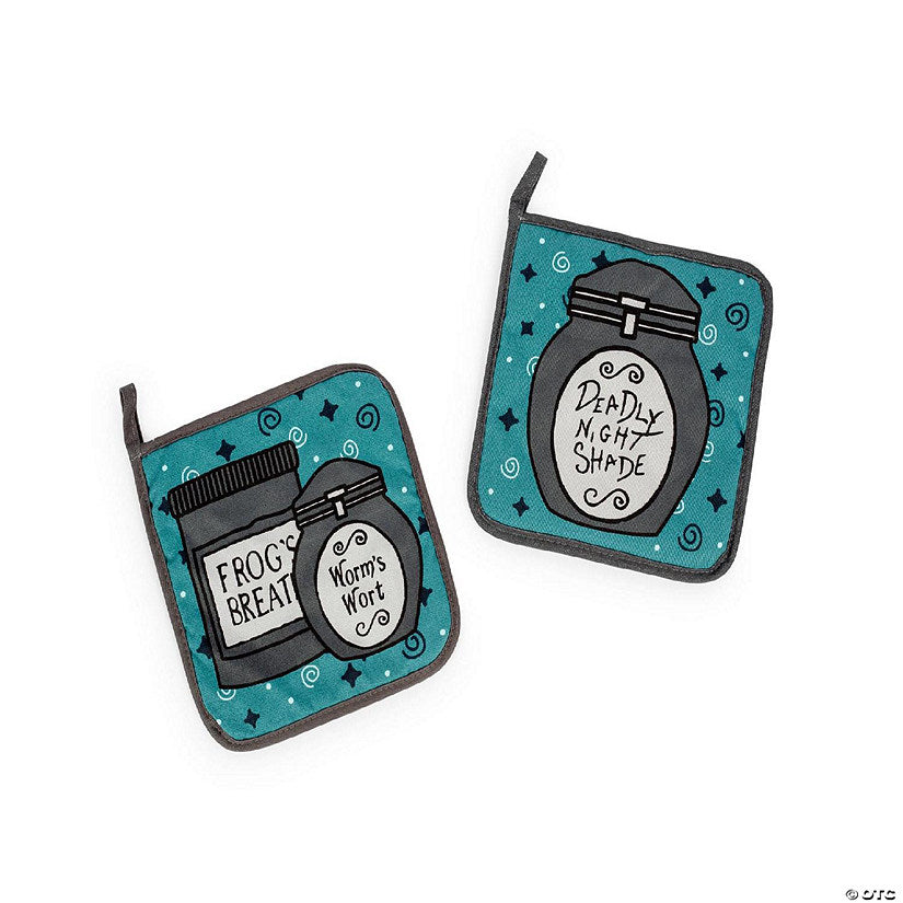 The Nightmare Before Christmas Jack and Sally Kitchen Pot Holders Set of 2 | USA Decoration®