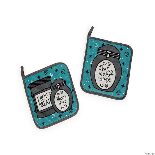 The Nightmare Before Christmas Jack and Sally Kitchen Pot Holders Set of 2 | USA Decoration®
