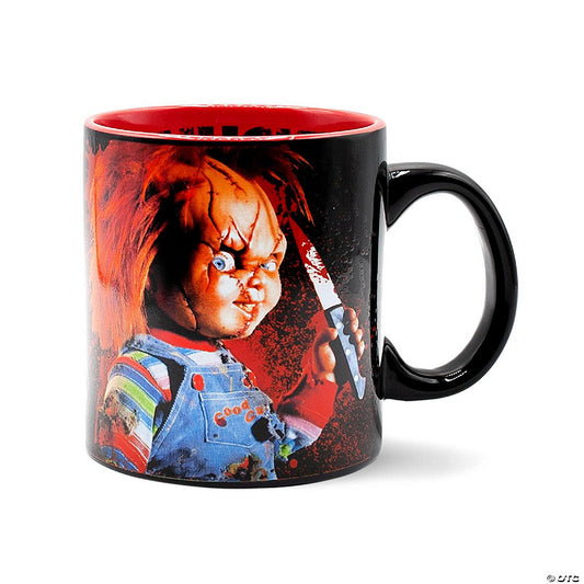 Kids Play Chucky "Friends Til The End" Ceramic Mug Holds 20 Ounces | USA Decoration®