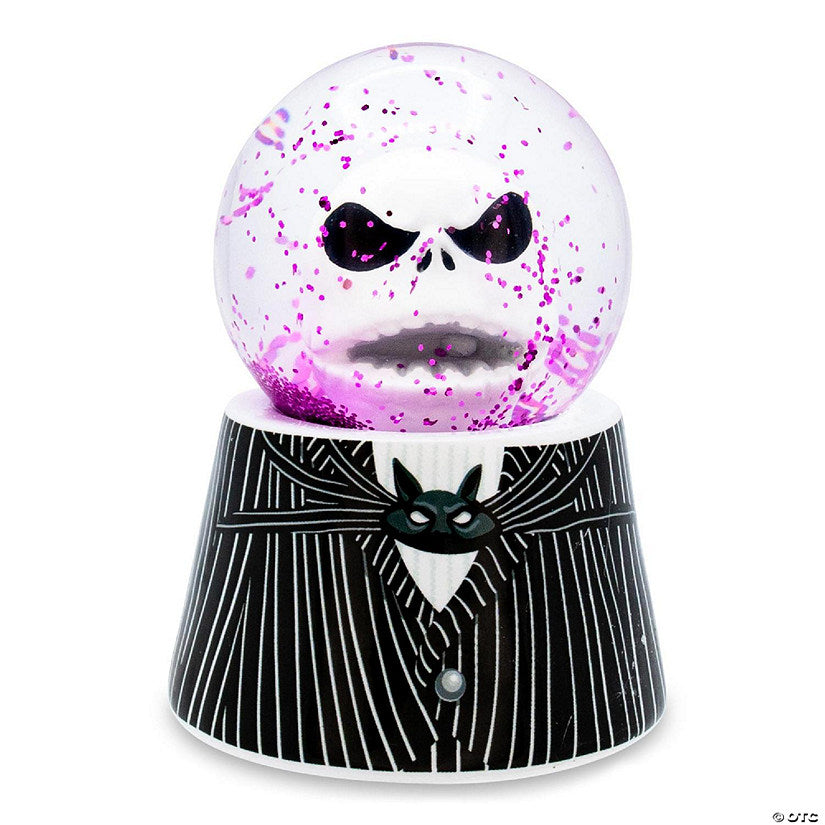 Disney The Nightmare Before Christmas Jack 3-Inch Mini Light-Up Snow Globe | USA Decoration®