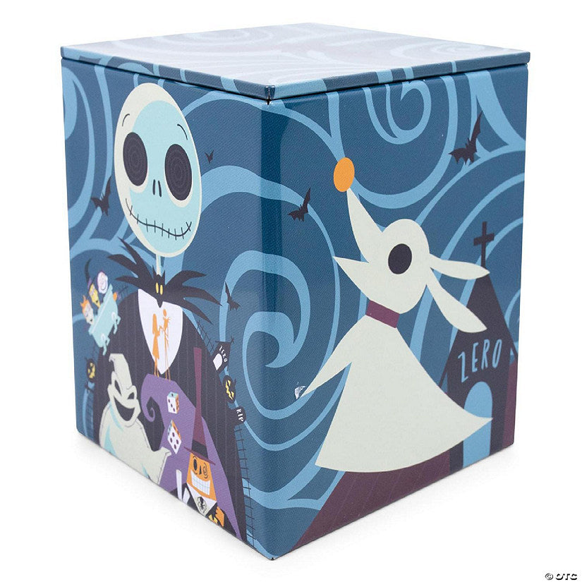 Disney Nightmare Before Christmas Jack Skellington Tin Storage Box 4 Inches | USA Decoration®