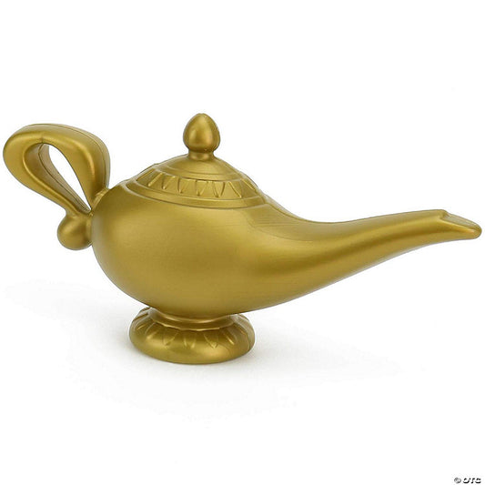 Skeleteen Arabian Genie Oil Lamp - Aladdin's Gold Magic Genie Lamp Costume Accessory - 1 Piece | USA Decoration®