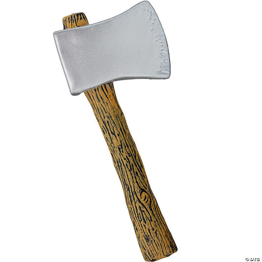 1 Piece(s): Skeleteen Realistic Hatchet Axe Toy - Wood Look Lumberjack Props Costume Accessories with Fake Tin Blade | USA Decoration®