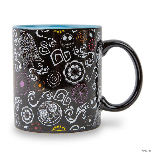 Disney The Nightmare Before Christmas Sugar Skulls Ceramic Mug Holds 20 Ounces | USA Decoration®