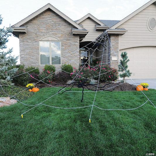 Spider Yard Web Light-Up LED | USA Decoration®