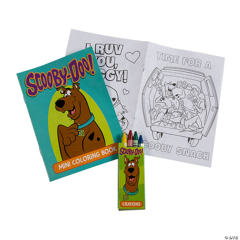 Per Dozen: Scooby-Doo! Coloring Books with Crayons - 12 Pc. | USA Decoration®
