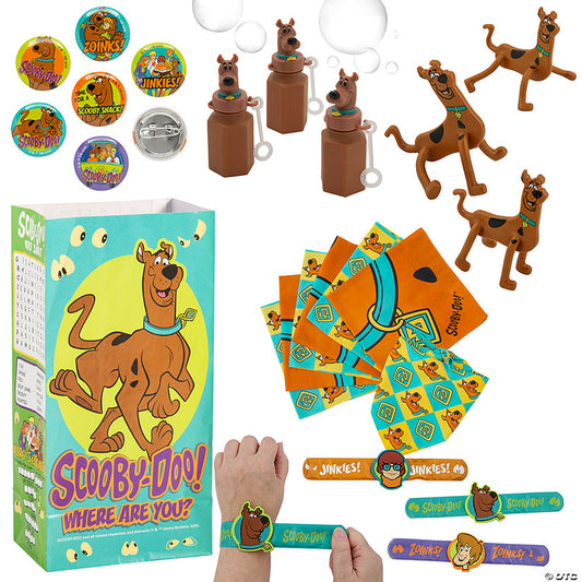 120 Pc. Scooby-Doo!™ Party Favor Handout Kit for 12 | USA Decoration®