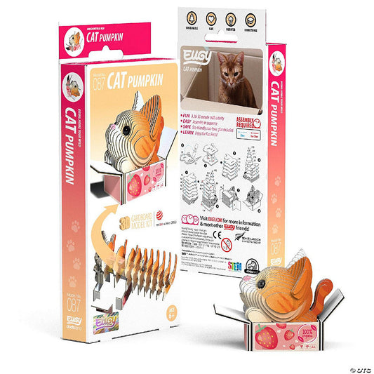 1 Set(s): EUGY Cat - Pumpkin 3D Puzzle | USA Decoration®