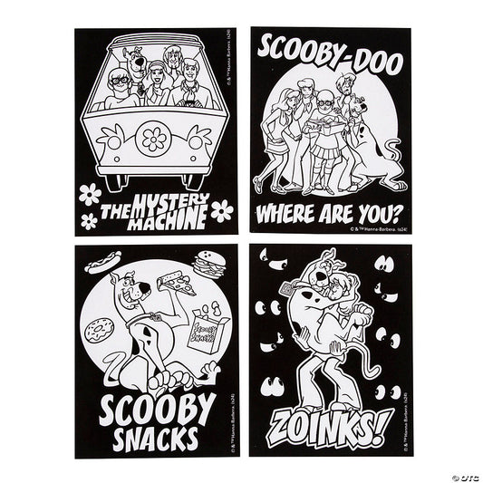 Color Your Own Scooby-Doo!™ Fuzzy Posters - 24 Pc. | USA Decoration®
