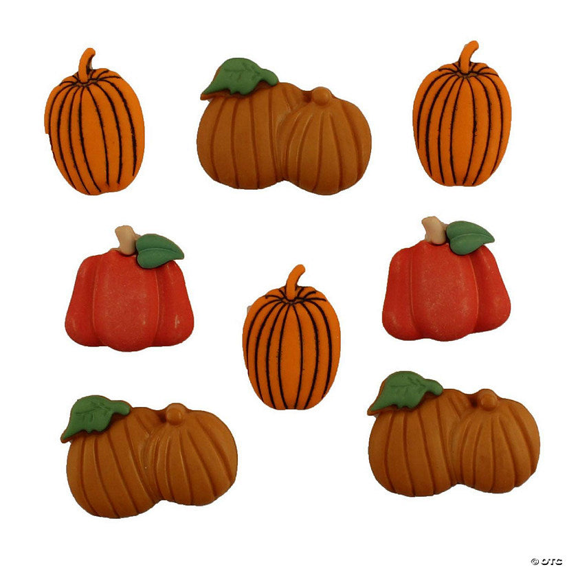 1 Set(s): Buttons Galore and More Craft & Sewing Buttons - Pumpkin Patch - 24 Buttons | USA Decoration®