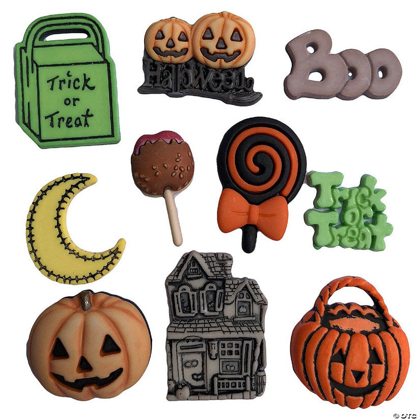 1 Set(s): Buttons Galore and More Craft & Sewing Buttons - Halloween Night - 30 Buttons | USA Decoration®