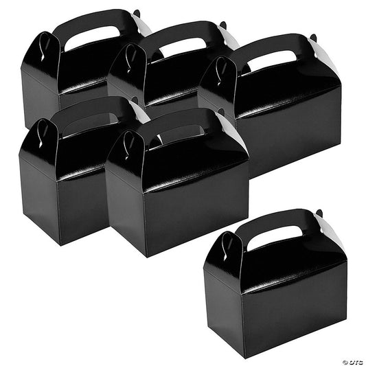 Bulk 48 Pc. Black Favor Boxes halloween