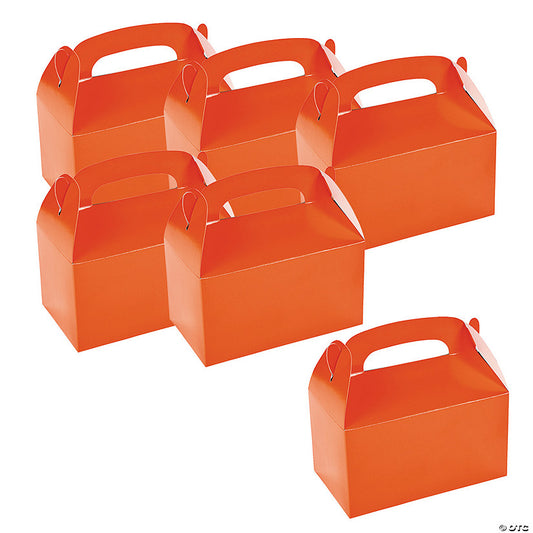 Bulk 48 Pc. Orange Favor Boxes halloween