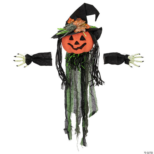 1 Set(s): Creepy Jack-O-Lantern 3-D Halloween Window Decoration | USA Decoration®