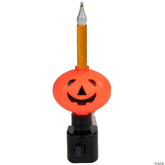 1 Set(s): 6.5" Jack-O-Lantern Halloween Bubble Night Light | USA Decoration®