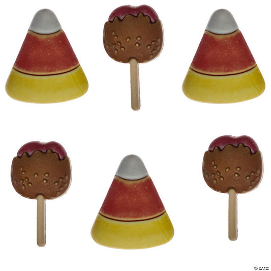 1 Set(s): Buttons Galore and More Halloween Craft & Sewing Buttons - No Tricks...Just Treats- 18 Buttons | USA Decoration®