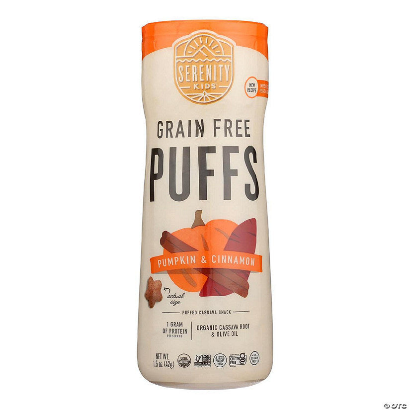 6 Piece(s): Serenity Kids - Puffs Pumpkin Cinnamon - Case of 6-1.5 OZ | USA Decoration®