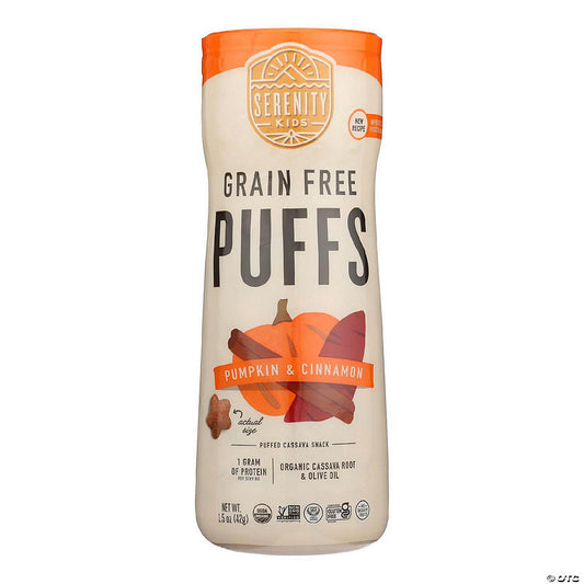 6 Piece(s): Serenity Kids - Puffs Pumpkin Cinnamon - Case of 6-1.5 OZ | USA Decoration®