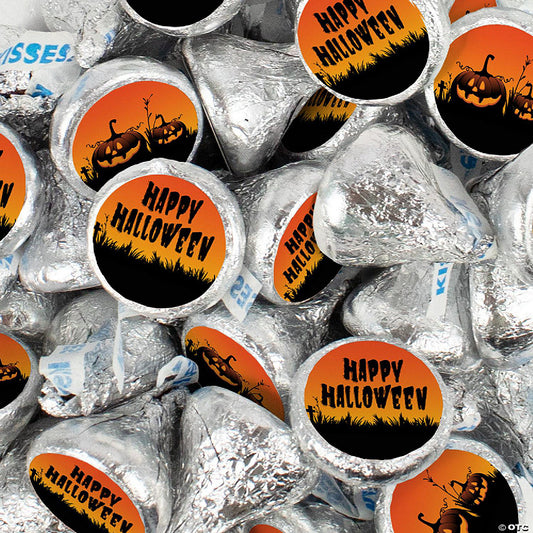 90 Piece(s): 90 Pcs Halloween Party Candy Chocolate Hershey's Kisses (1lb) - Pumpkins | USA Decoration®