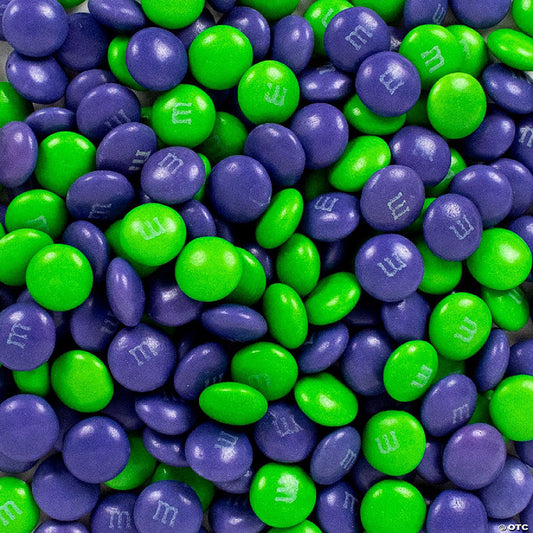 750 Pcs Purple & Green M&M's Candy Milk Chocolate (1.5 lb) | USA Decoration®