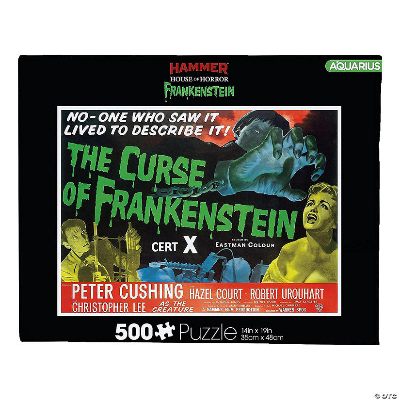 Hammer Horror Frankenstein 500 Piece Jigsaw Puzzle | USA Decoration®