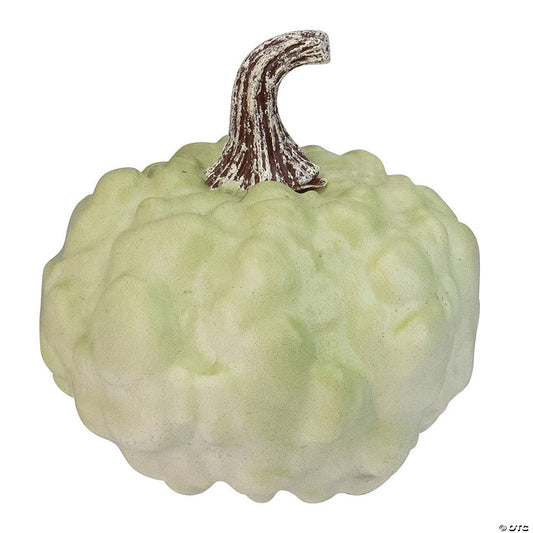 1 Piece(s): 5.5" Green Textured Pumpkin Fall Harvest Table Top Decoration | USA Decoration®