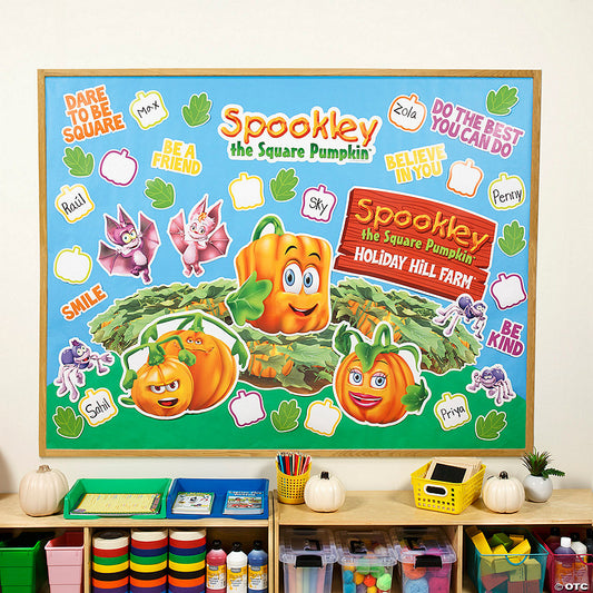 Spookley the Square Pumpkin™ Classroom Bulletin Board Set - 12 Pc. | USA Decoration®