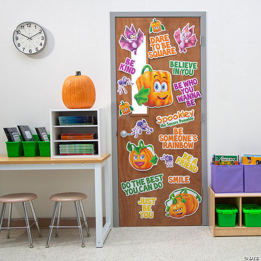 Spookley the Square Pumpkin™ Classroom Door Decorating Kit - 5 Pc. | USA Decoration®