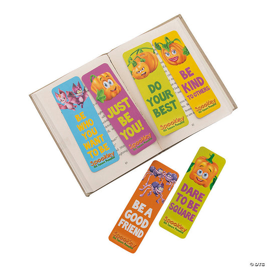 Bulk 48 Pc. Spookley the Square Pumpkin™ Bookmarks | USA Decoration®
