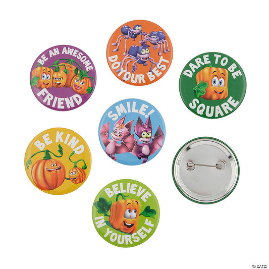 Spookley the Square Pumpkin™ Buttons - 24 Pc. | USA Decoration®