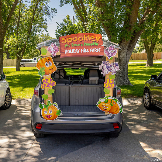 Spookley the Square Pumpkin™ Trunk-or-Treat Decorating Kit - 18 Pc. | USA Decoration®