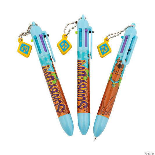 5 1/2" Scooby-Doo!™ Plastic Shuttle Pens with Charm - 12 Pc. | USA Decoration®