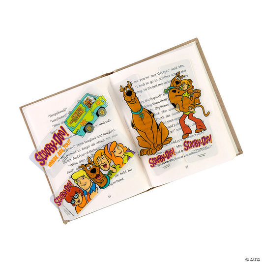 6" Bulk 48 Pc. Scooby-Doo!™ Character Transparent Plastic Bookmarks