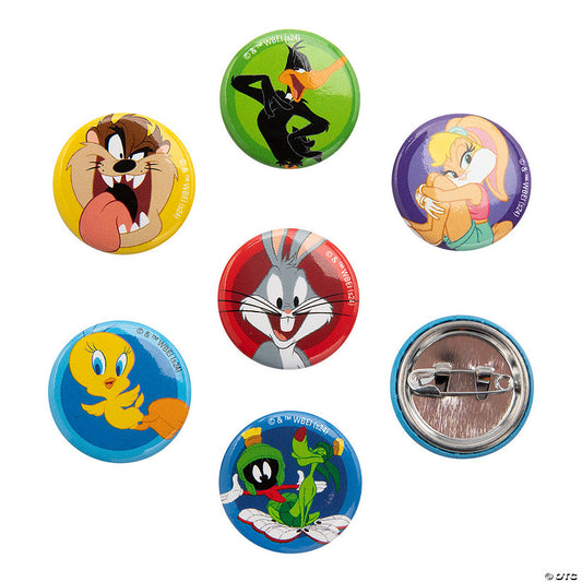 Bulk 48 Pc. Mini Looney Tunes™ Buttons | USA Decoration®