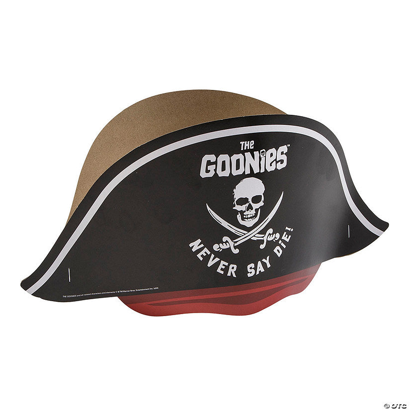 The Goonies™ Never Say Die Paper Pirate Hats - 12 Pc. | USA Decoration®