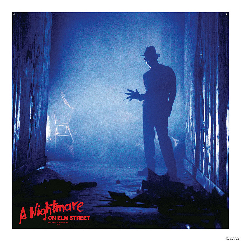 6 ft. x 6 ft. A Nightmare on Elm Street™ Polyester Backdrop Banner | USA Decoration®