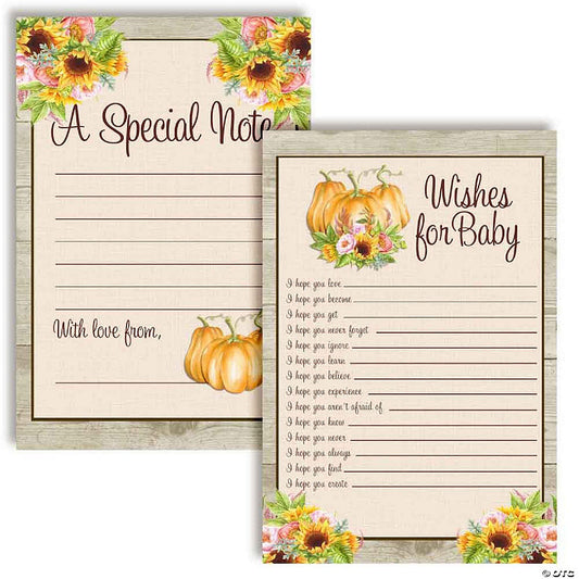 20 Piece(s): AmandaCreation Pumpkin and Sunflower Baby Wishes 20pc. | USA Decoration®