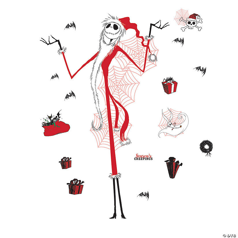RoomMates Nightmare Before Christmas Holiday Giant Wall Decals
