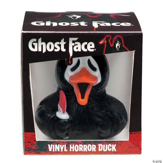 1 Piece(s): 3 1/2" x 4" Ghost Face® Collectible Horror Rubber Duck | USA Decoration®