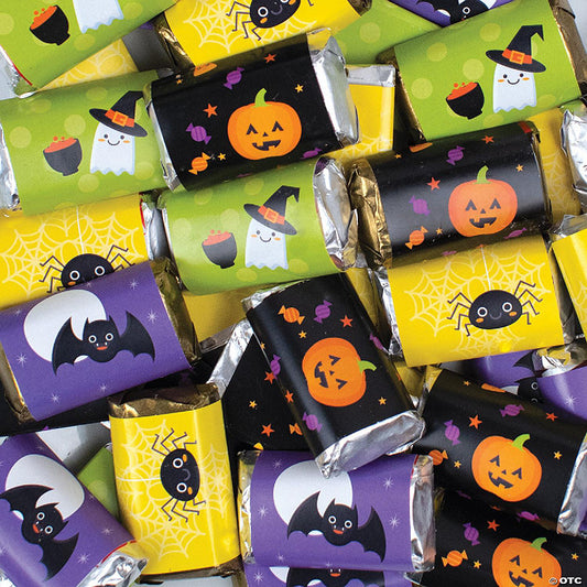 38 Pcs Happy Halloween Candy Hershey's Miniatures Chocolate Party Favors | USA Decoration®