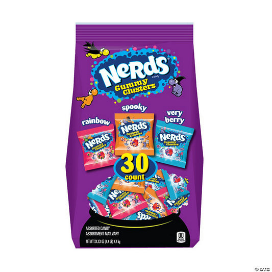 Nerds Halloween Gummy Clusters Candy Assortment - 30 Pc. | USA Decoration®